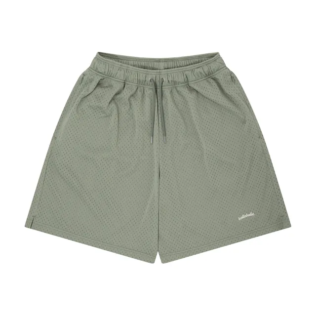 ballaholic-shorts-logo-mesh-zip-shorts-meshshorts-grau image 1