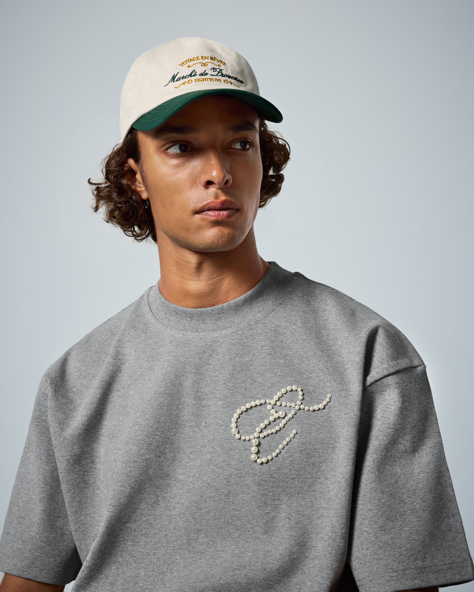 eightyfive-interlock-t-shirt-shirt-grey-melange-oversized image 7