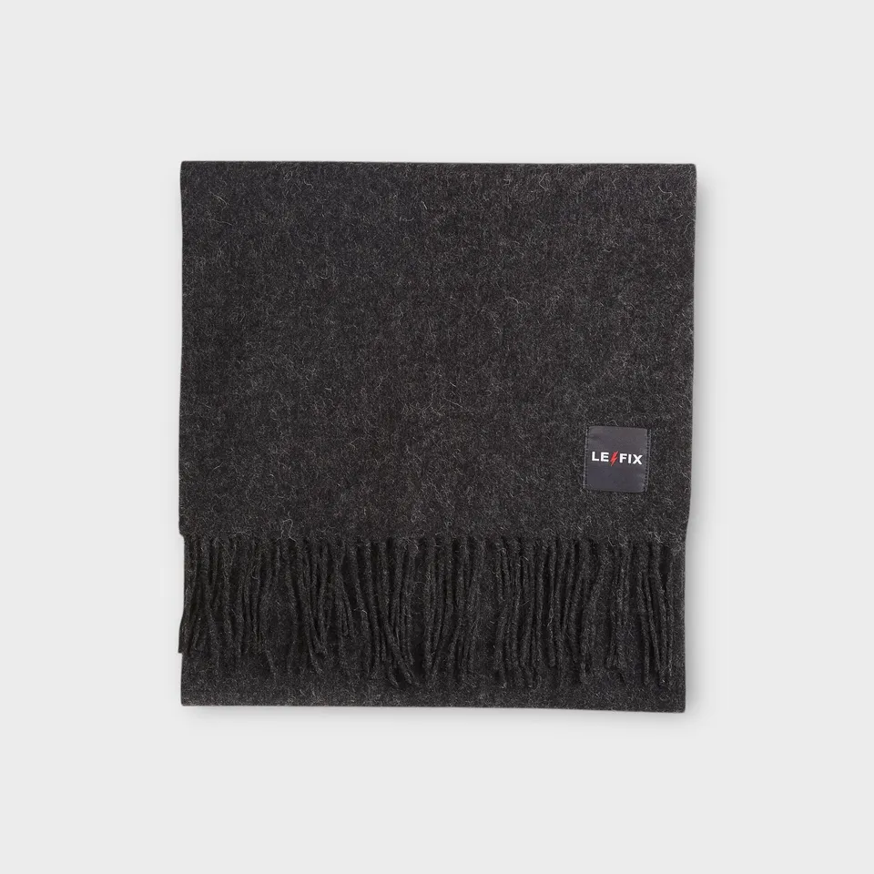 le-fix-accessories-wollschal-grau-180x30-cm-wolle image 1