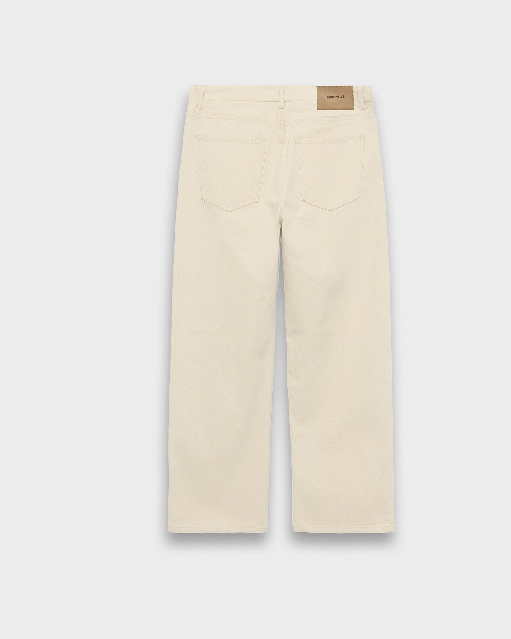 eightyfive-bottoms-relaxed-denim-jeans-ecru-baumwolle image 2