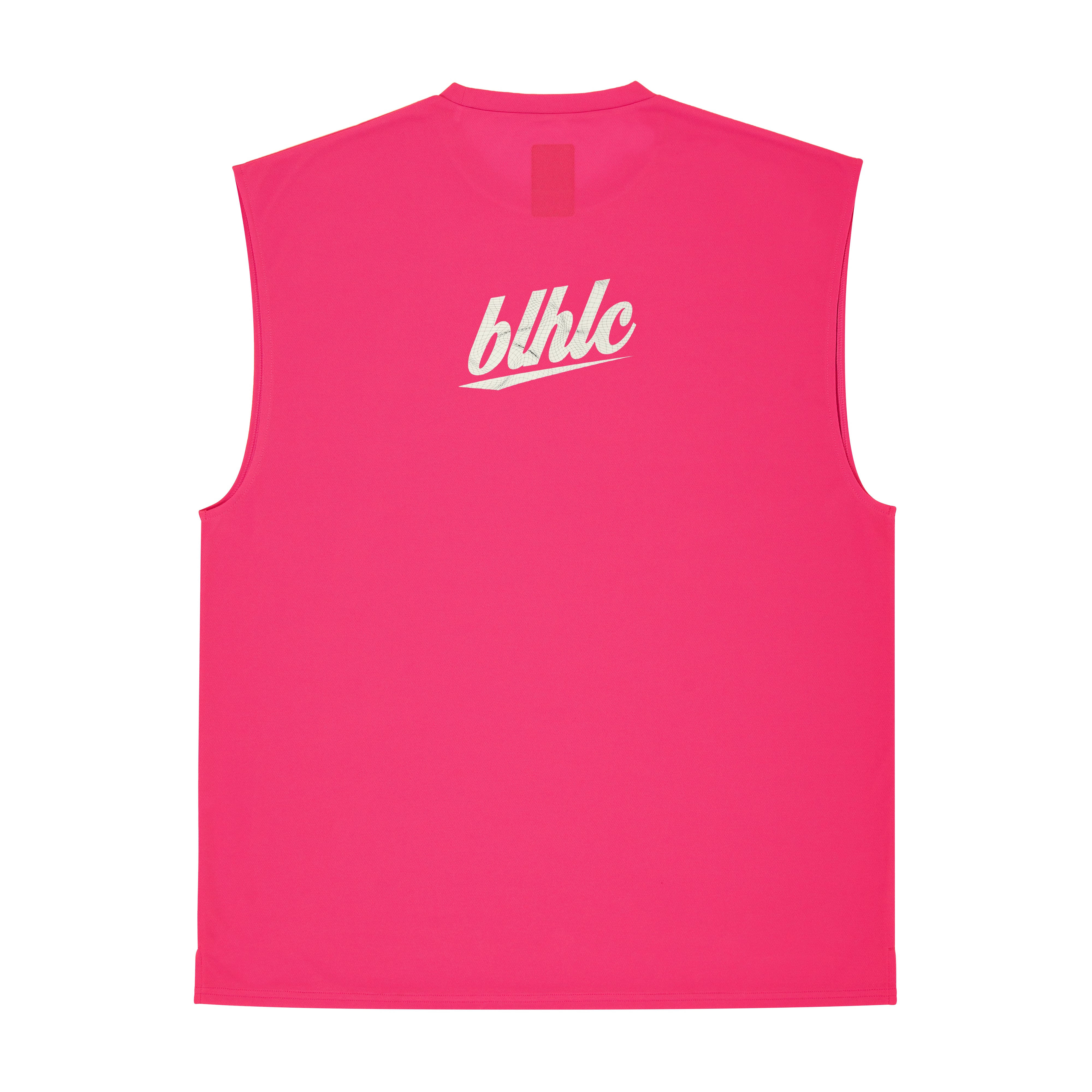 ballaholic-tops-3d-net-back-print-tanktop-pink-ivory-black image 1