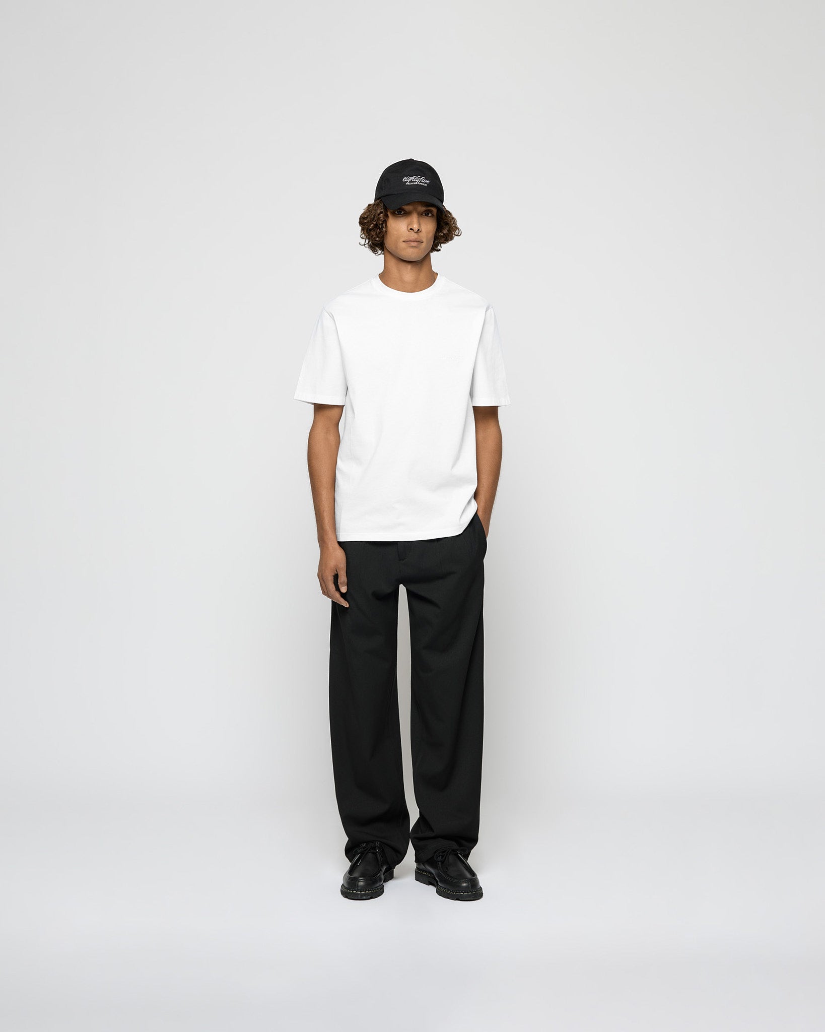 eightyfive-handwritten-baseball-cap-schwarz-ripstop-baumwolle image 4