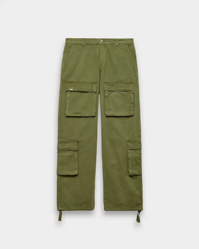 eightyfive-front-pockets-baggy-cargo-pants-cargohose-olive image 1