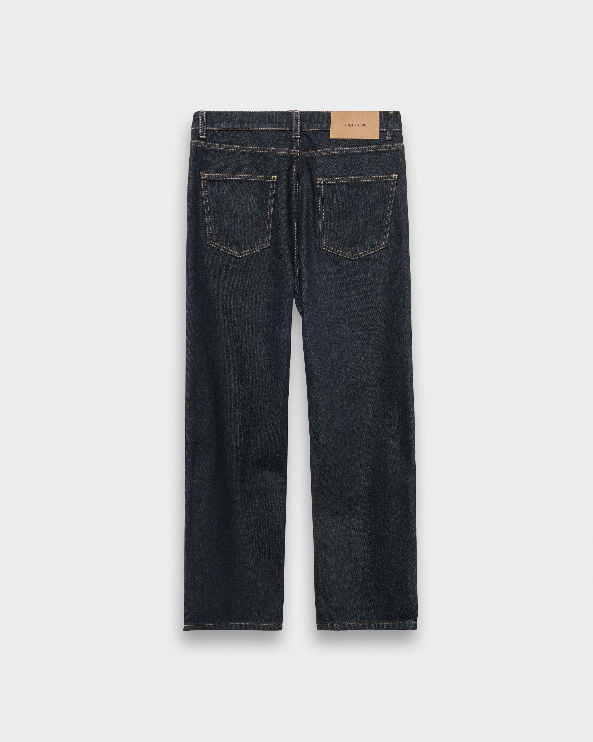 eightyfive-signature-straight-denim-jeans-raw-blue-straight-fit image 2