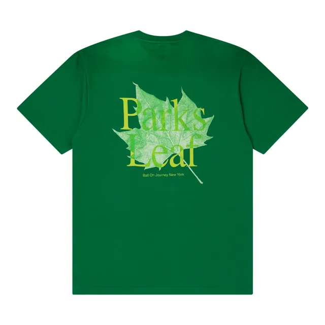 ballaholic-cotton-tees-parks-leaf-tee-t-shirt-gr-n image 1