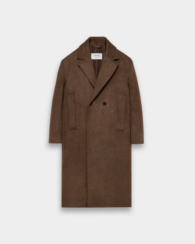 eightyfive-double-breasted-wollmantel-coat-brown-wolle image 1