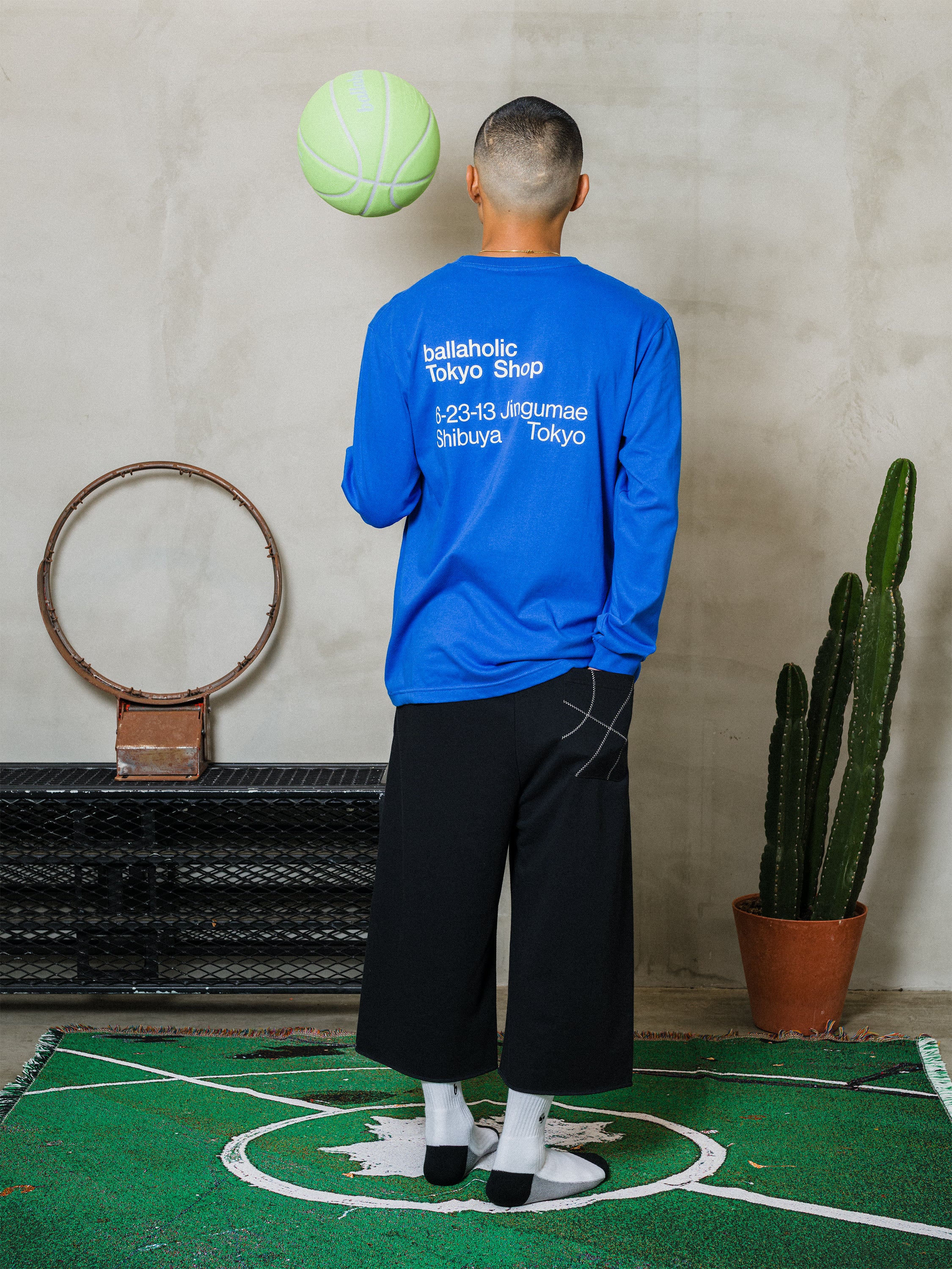 ballaholic-pants-ball-seams-sweat-cropped-pants-jogginghose-schwarz image 3