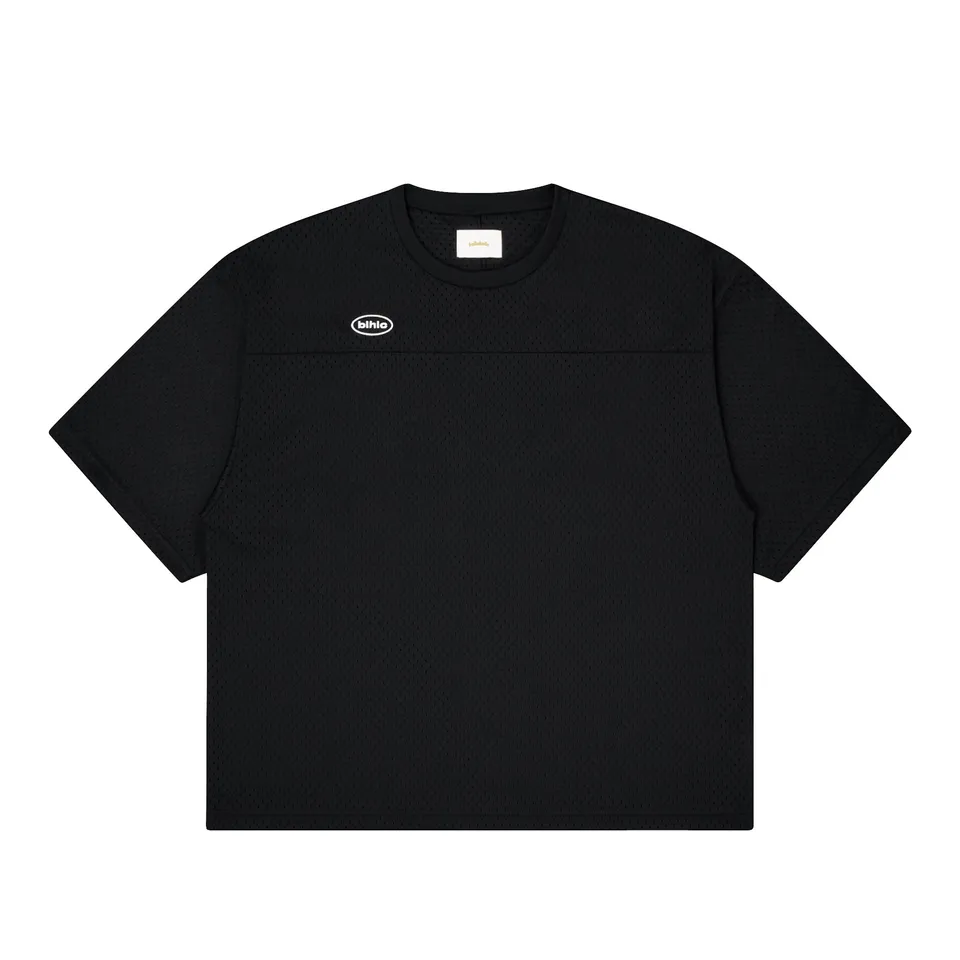 ballaholic-blhlc-oval-logo-mesh-tee-schwarz image 1