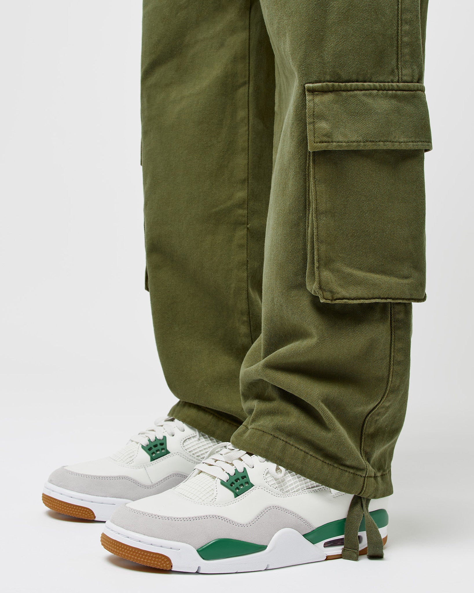 eightyfive-front-pockets-baggy-cargo-pants-cargohose-olive image 7
