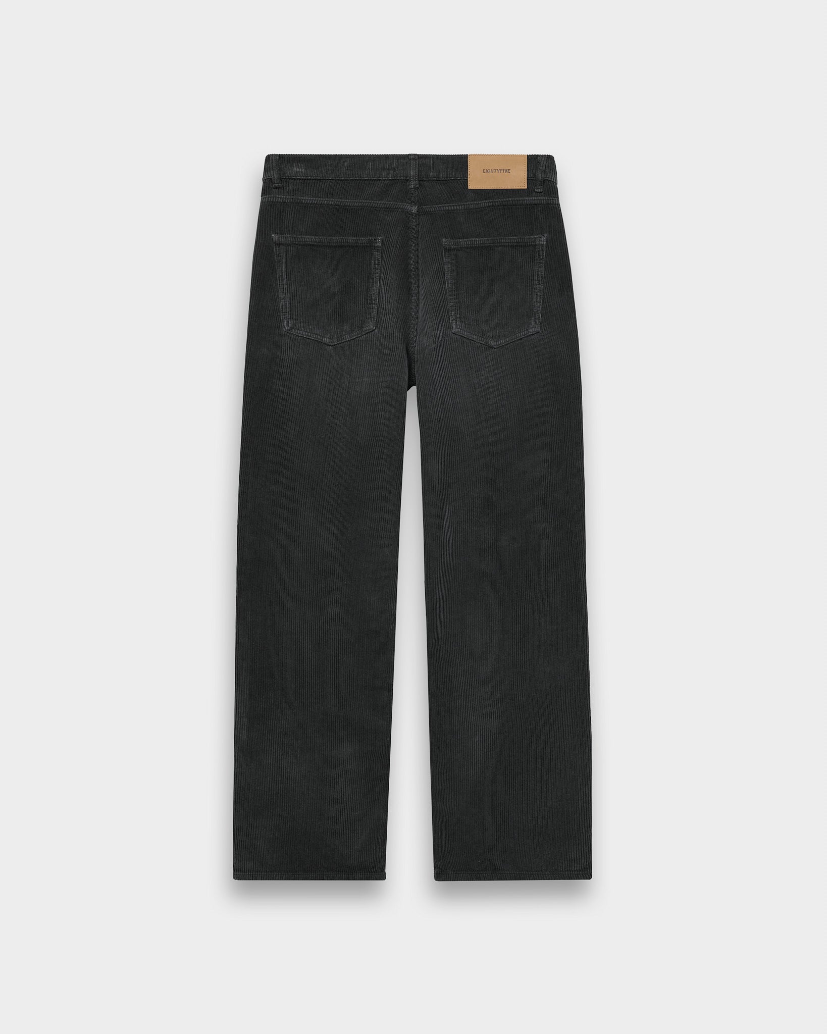eightyfive-bottoms-washed-pleated-corduroy-pants-hose-grey-black-cord image 2