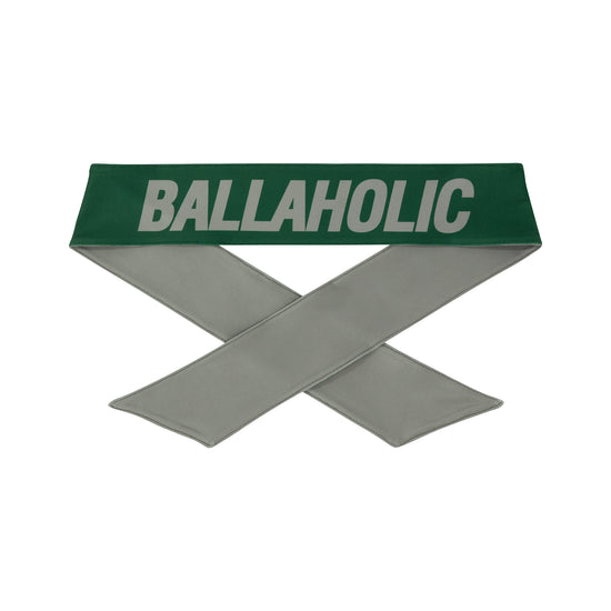 ballaholic-logo-head-tie-stirnband-gray-forest-green image 2