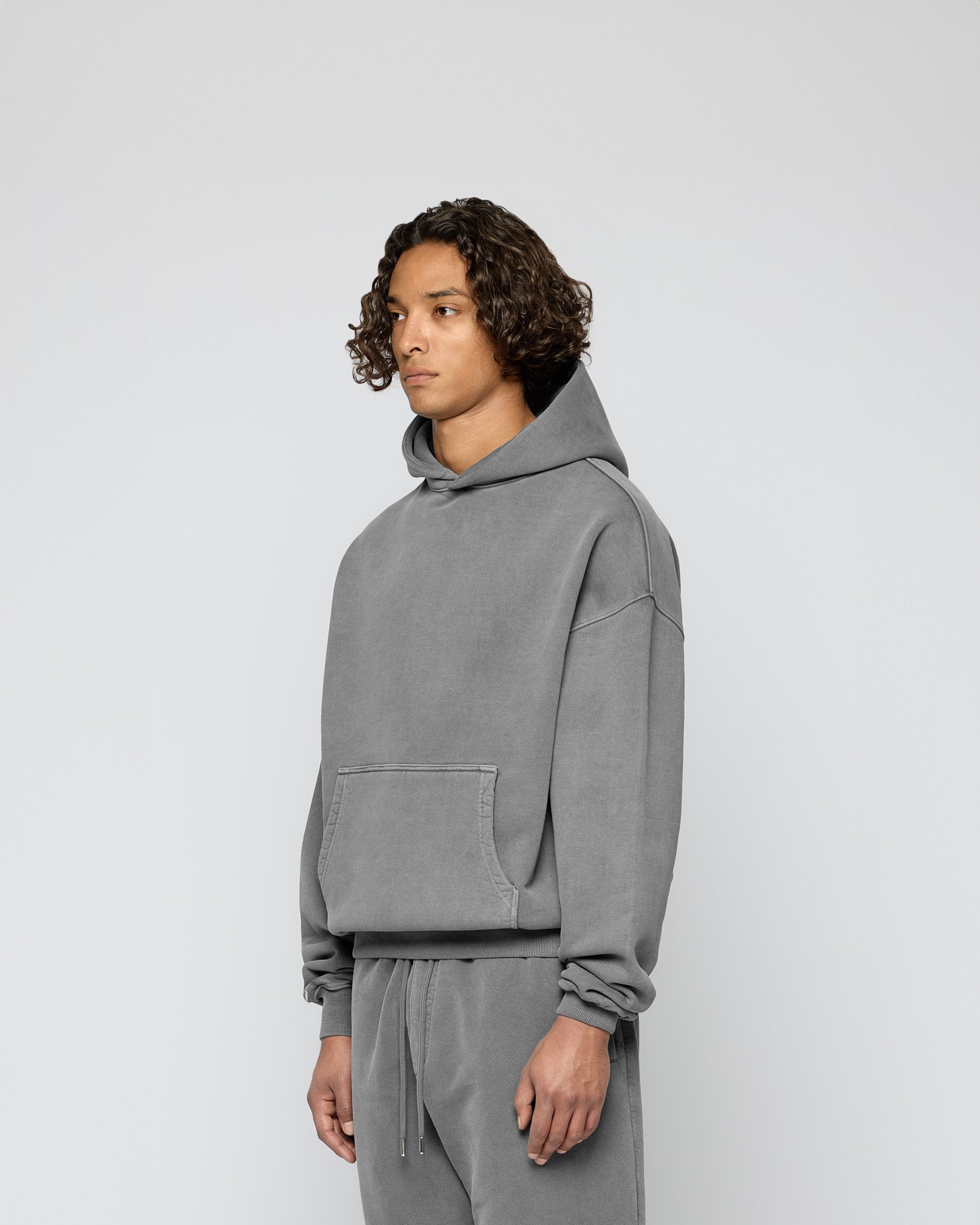 eightyfive-signature-oversized-hoodie-stone-grey-baumwolle image 3