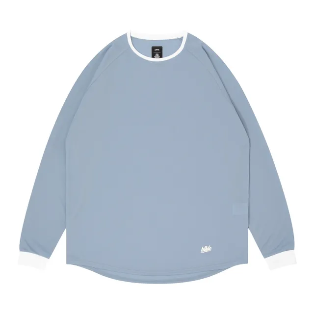 ballaholic-blhlc-cool-long-tee-langarmshirt-cerulean-blue-white image 1