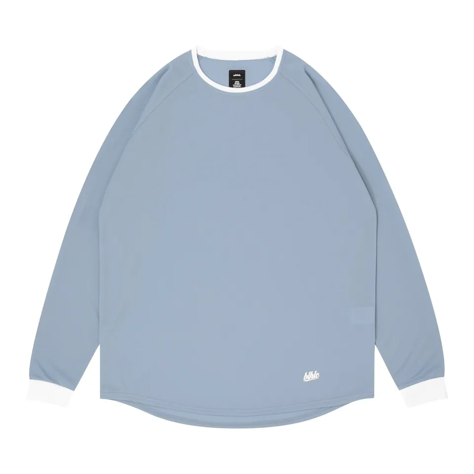 ballaholic-blhlc-cool-long-tee-langarmshirt-cerulean-blue-white image 1