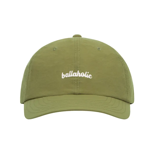 ballaholic-logo-nylon-6p-cap-light-olive image 1