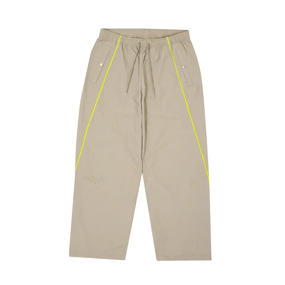 ballaholic-streetmove-nylon-long-pants-taupe-stickerei image 1