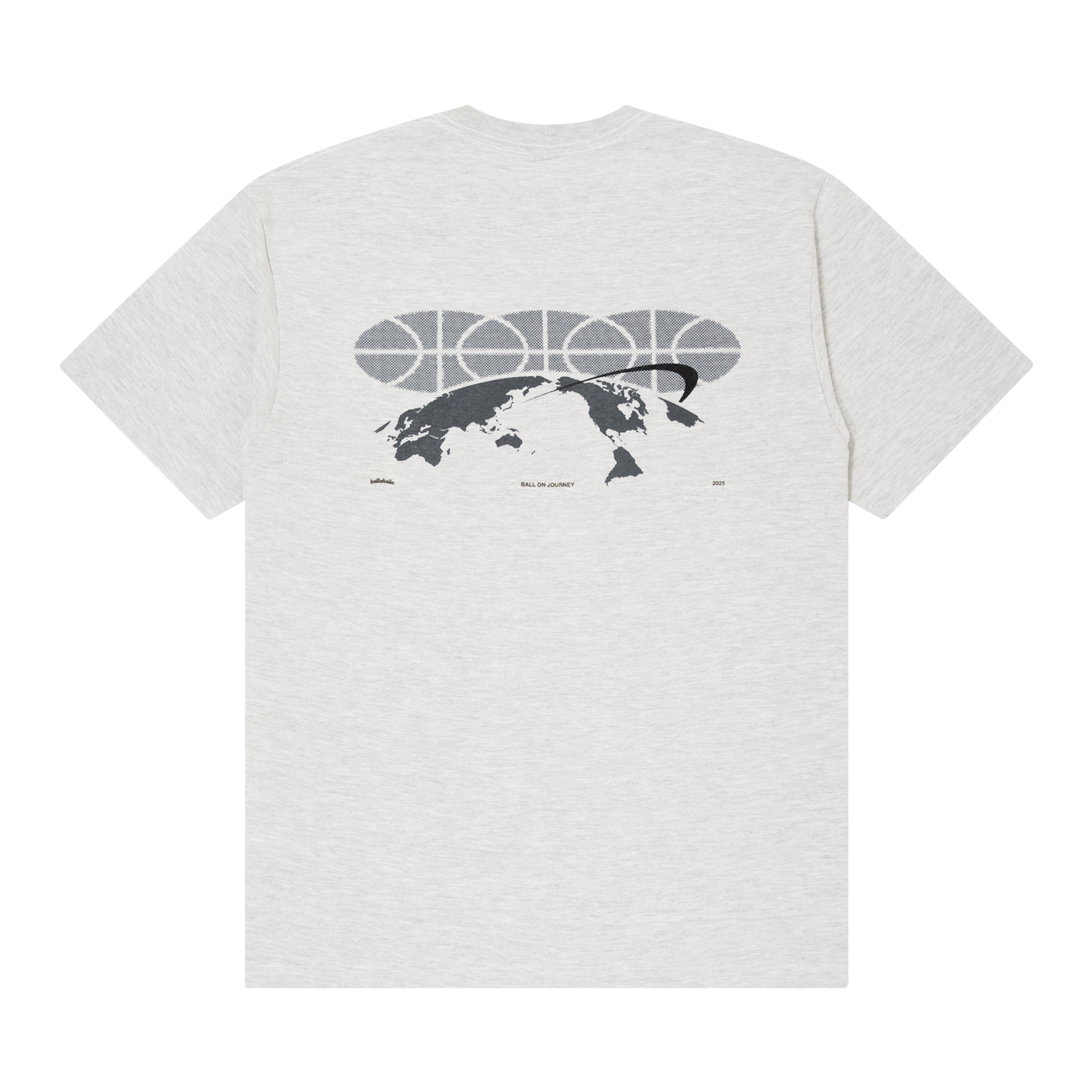 ballaholic-boj-2025-baumwoll-t-shirt-ash-grau image 2