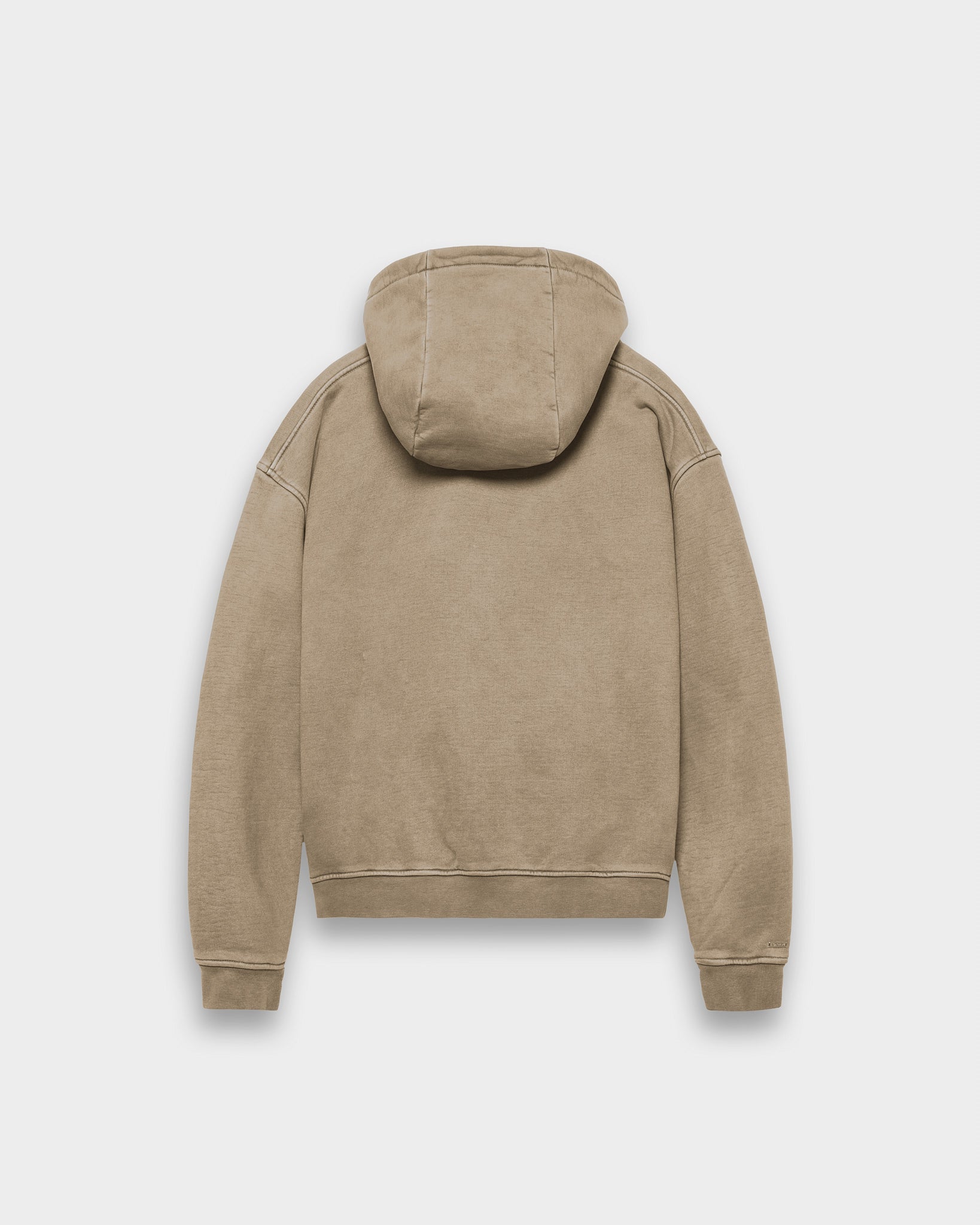 eightyfive-signature-hoodie-pullover-washed-taupe-baumwolle image 2