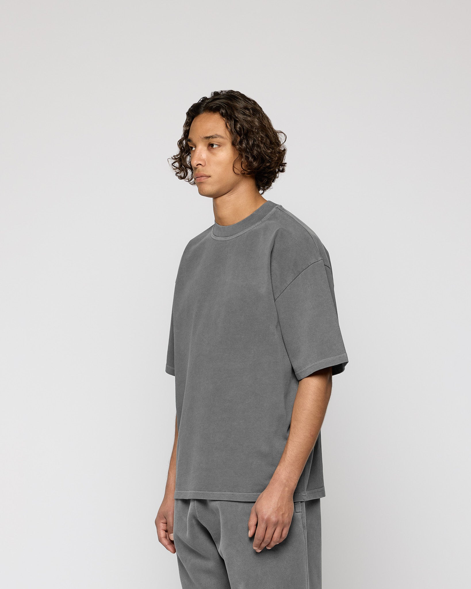 eightyfive-tops-signature-oversized-t-shirt-stone-grey-320gsm image 3