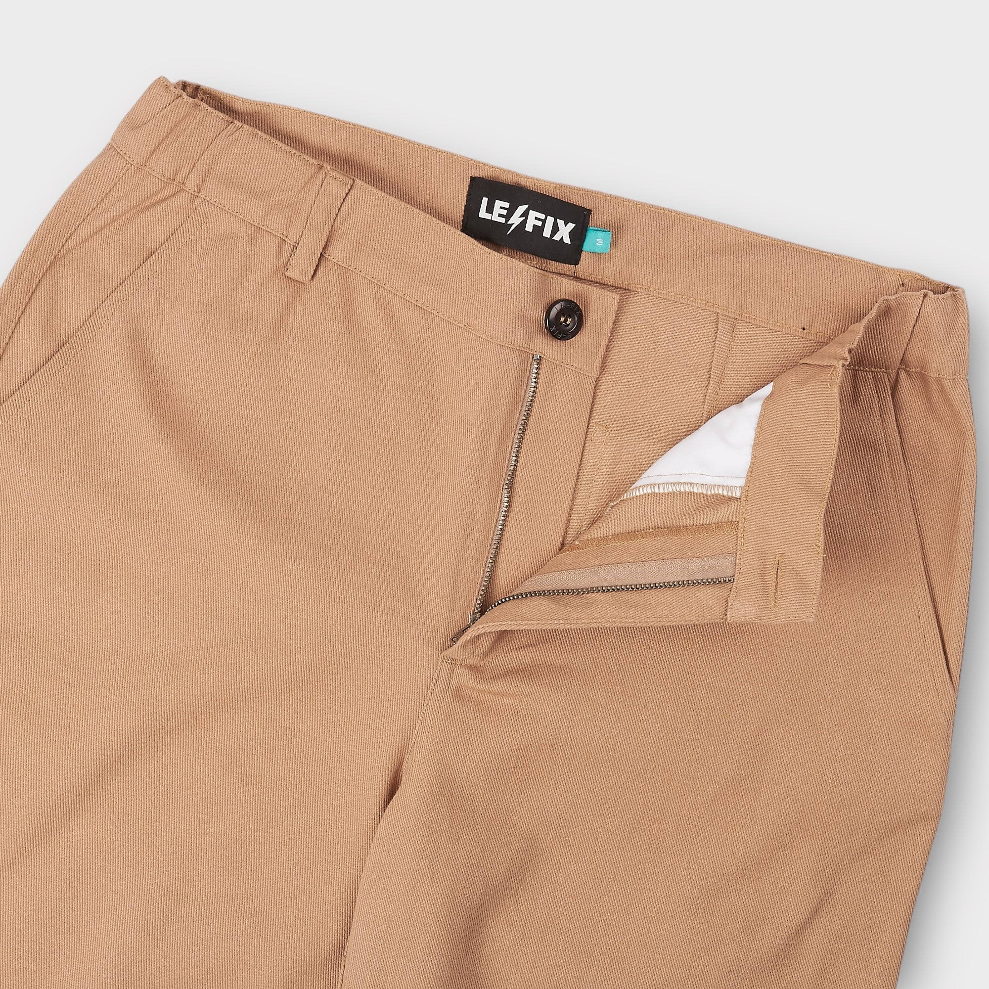 le-fix-hill-pants-stoffhose-dark-beige-loose-fit image 6