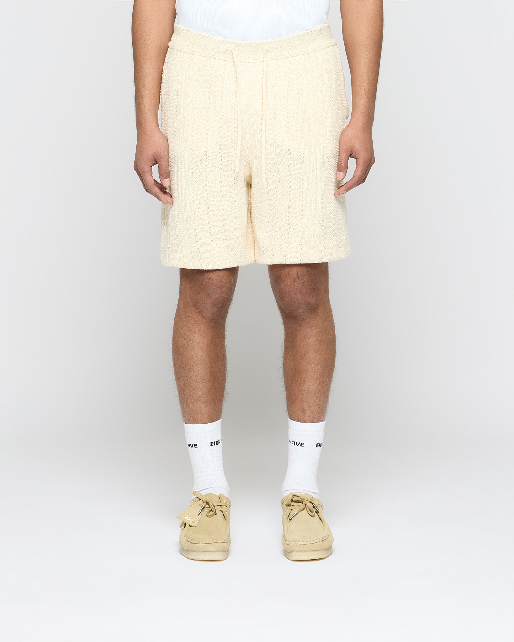 eightyfive-embroidered-knit-shorts-shorts-off-white-baumwolle image 2