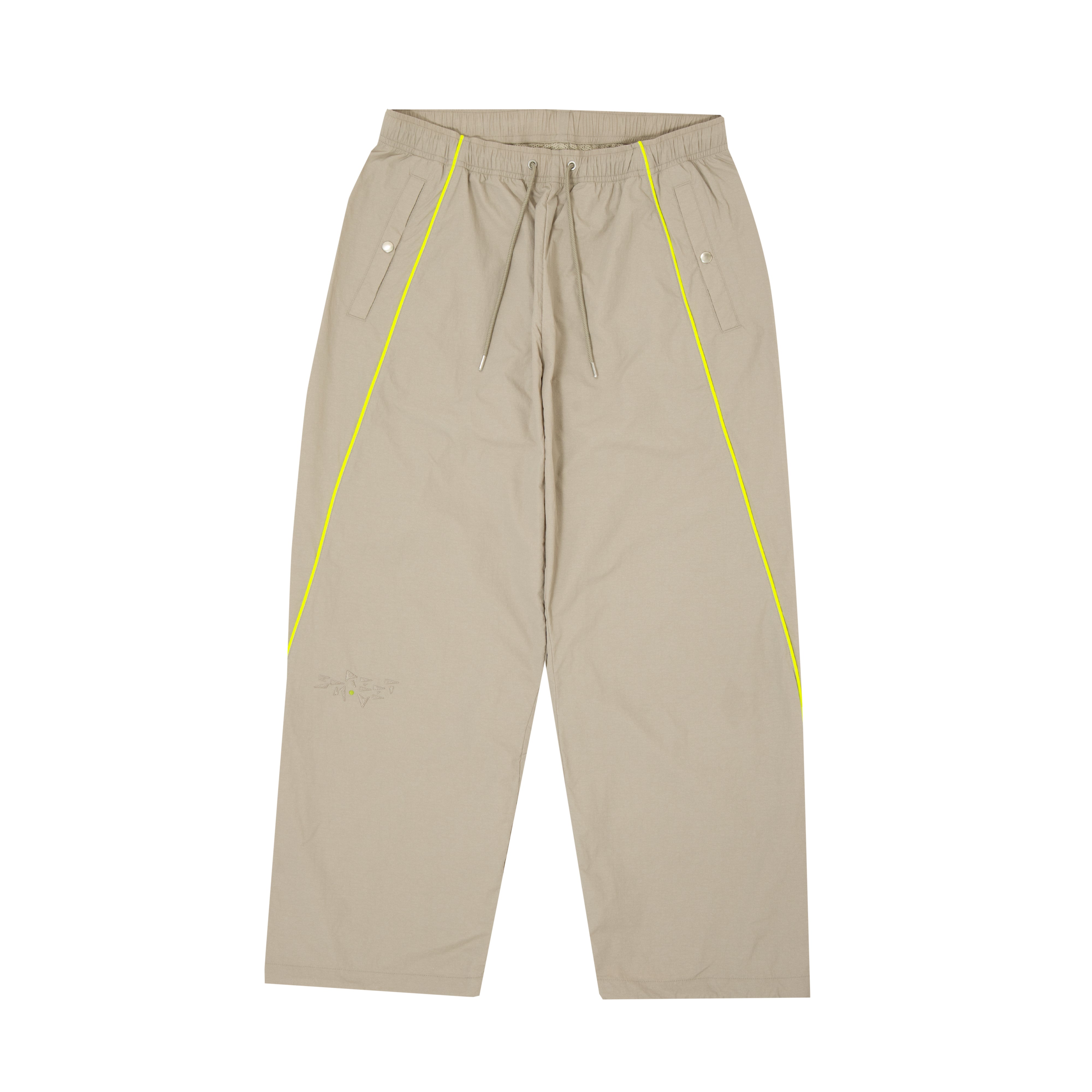ballaholic-streetmove-nylon-long-pants-taupe-stickerei image 1