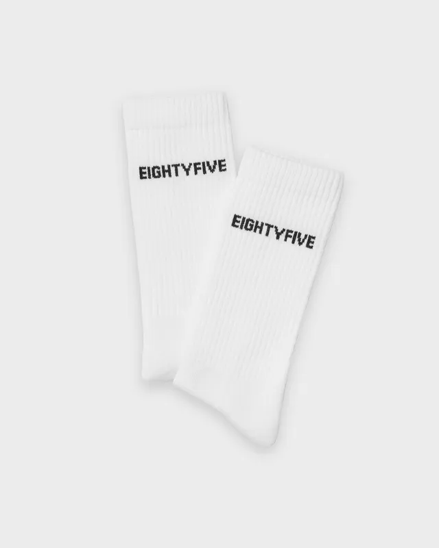 eightyfive-original-socks-socken-white-print-40-44 image 1