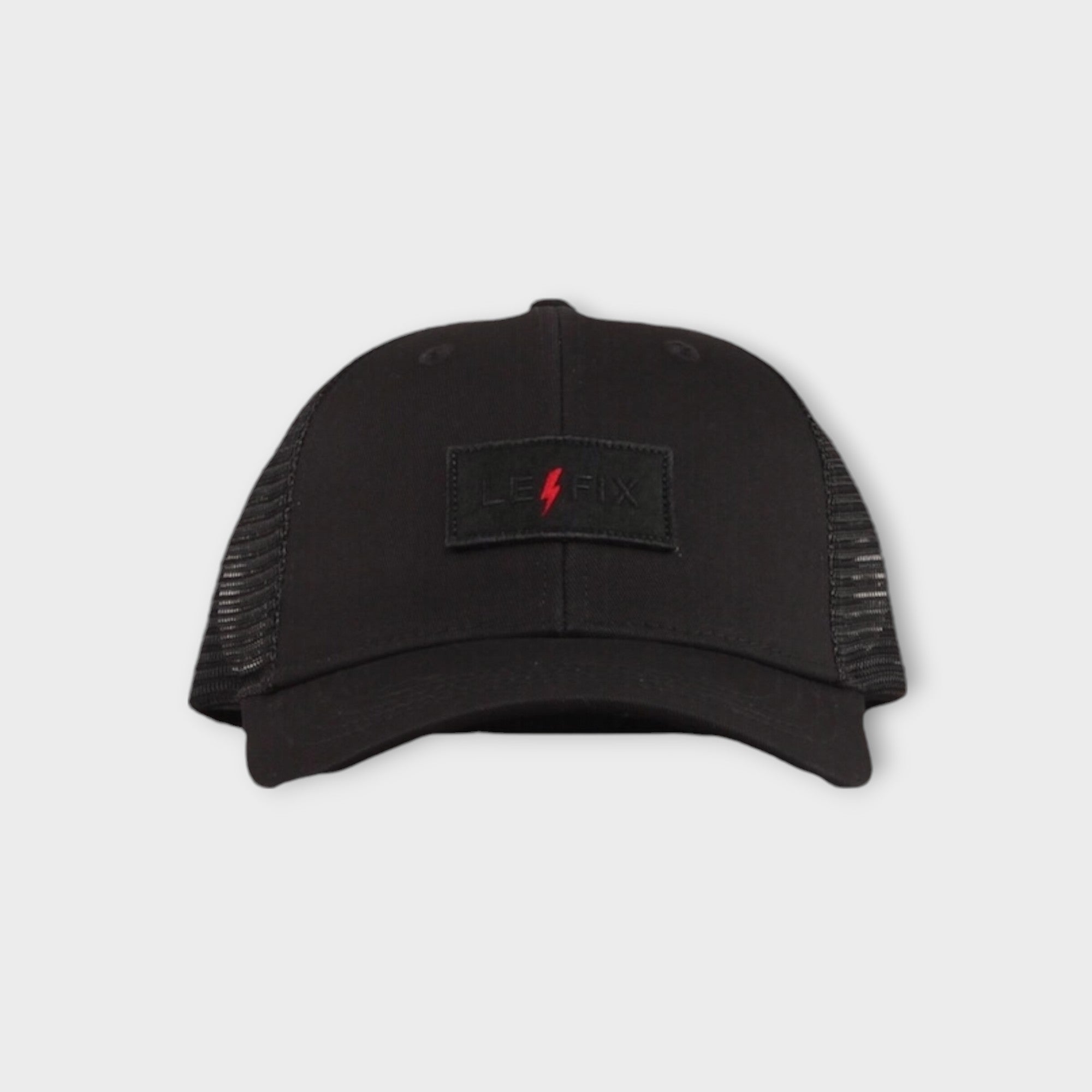 le-fix-lightning-trucker-cap-schwarz-bestickt image 1