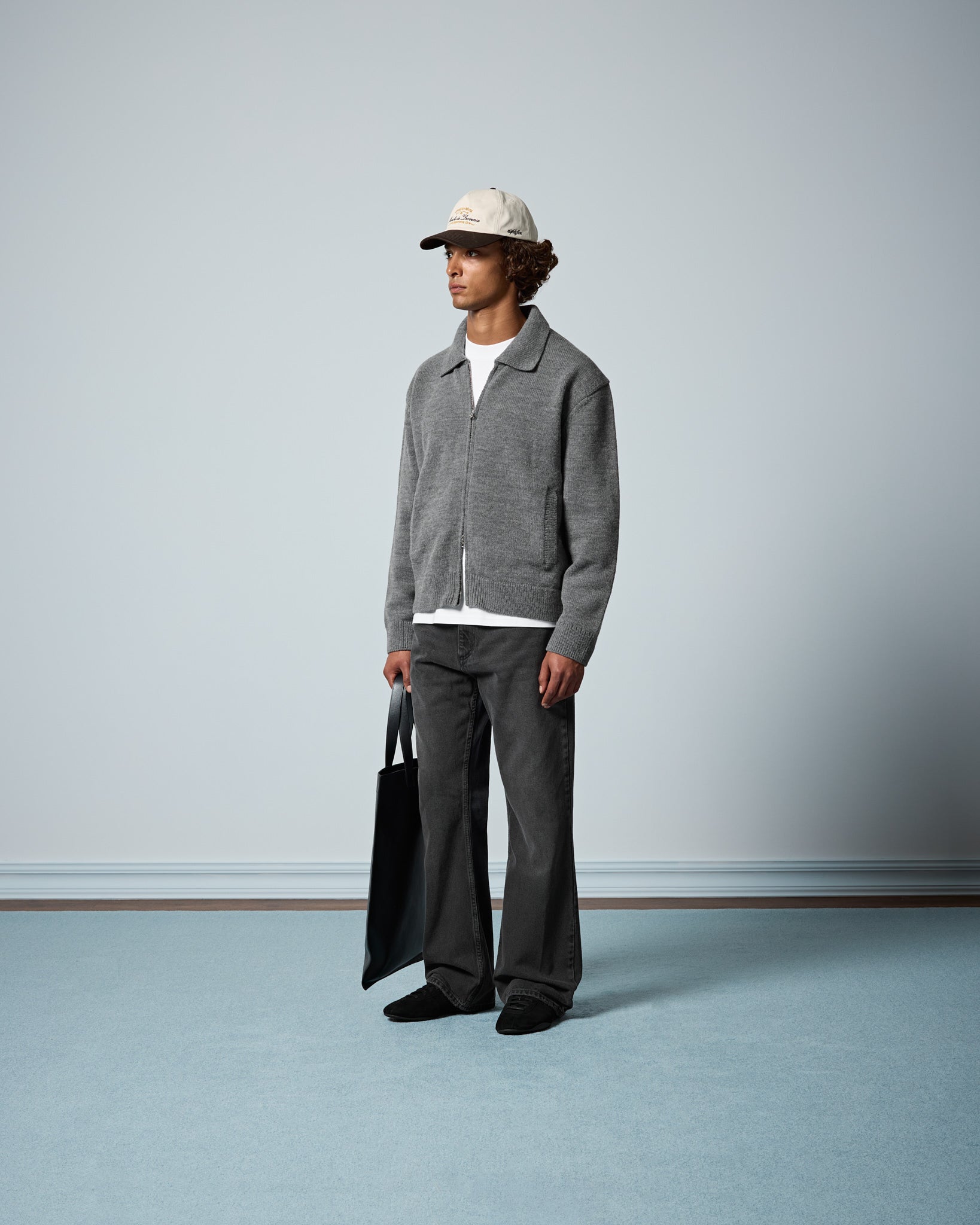 eightyfive-wool-blend-zip-cardigan-strickjacke-grau-relaxed image 5