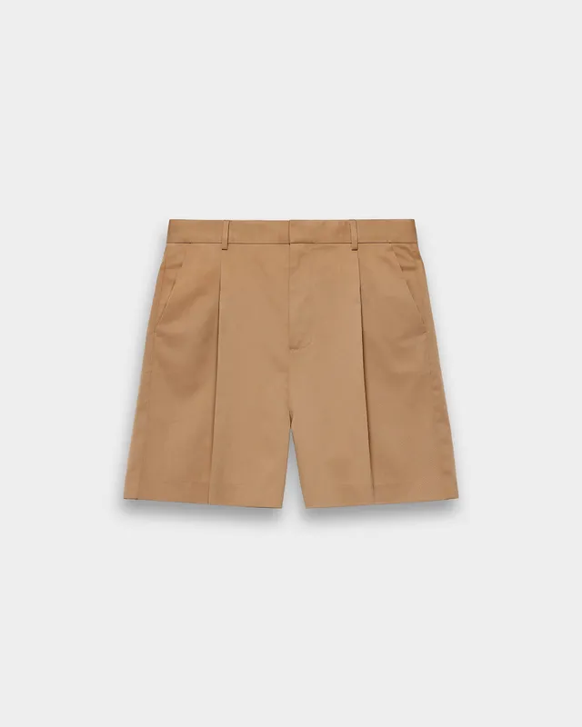 eightyfive-bottoms-tailored-shorts-shorts-mocha-relaxed-fit image 1