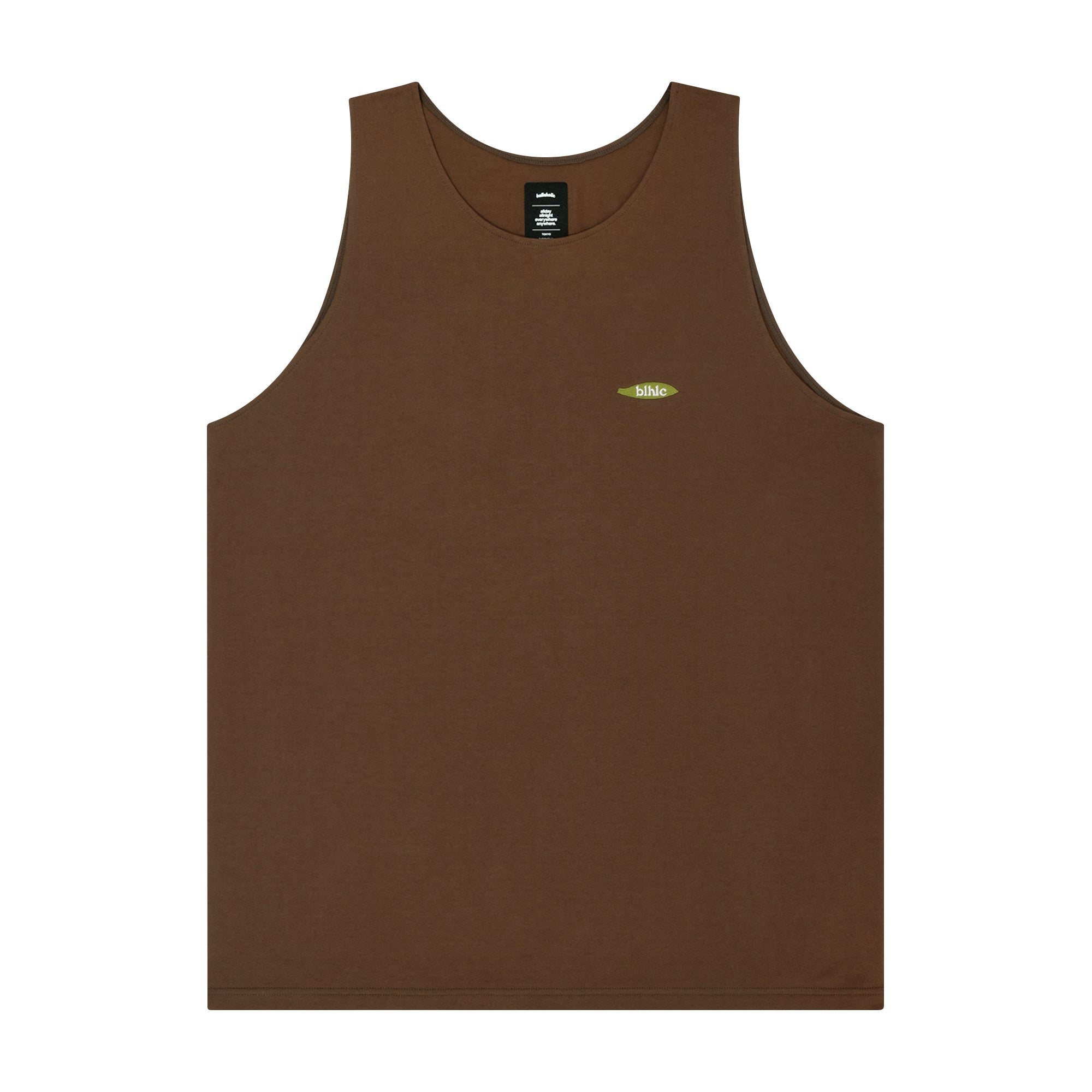 ballaholic-ball-panel-logo-cotton-tank-top-braun image 1