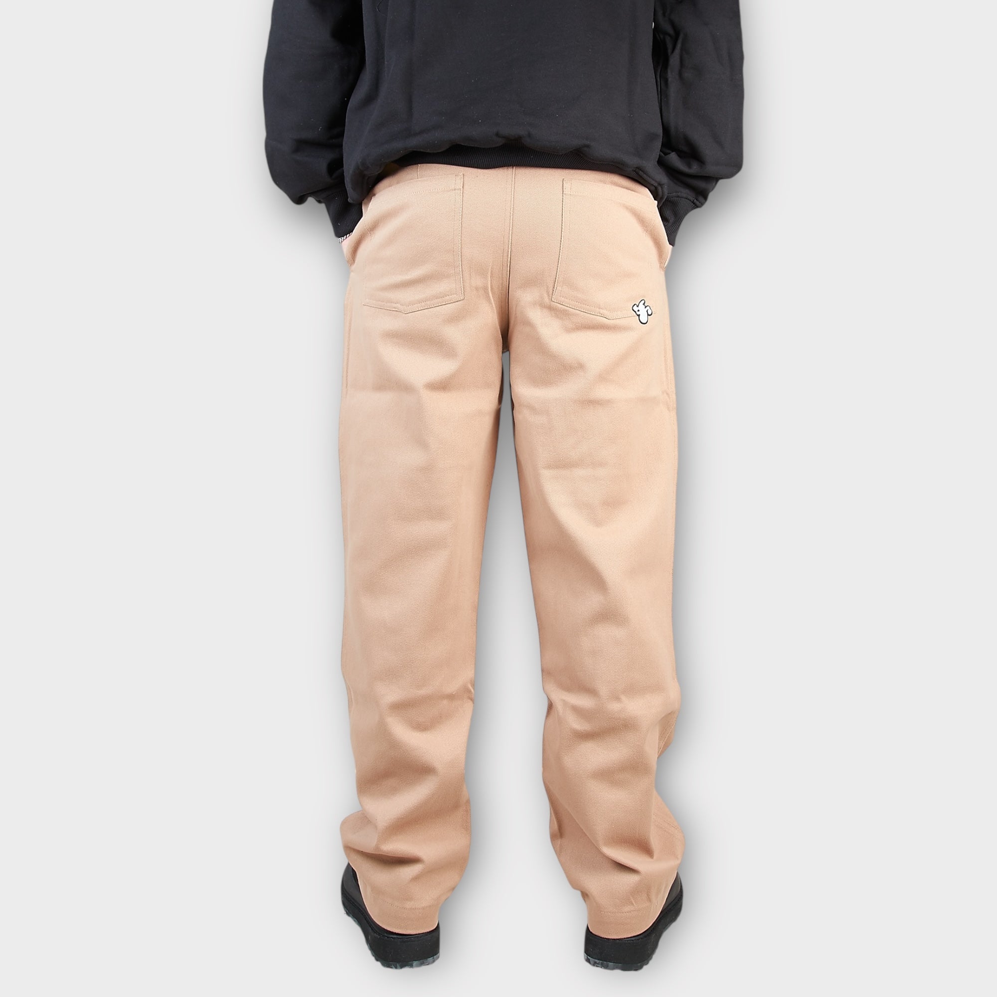 le-fix-hill-pants-stoffhose-dark-beige-loose-fit image 3