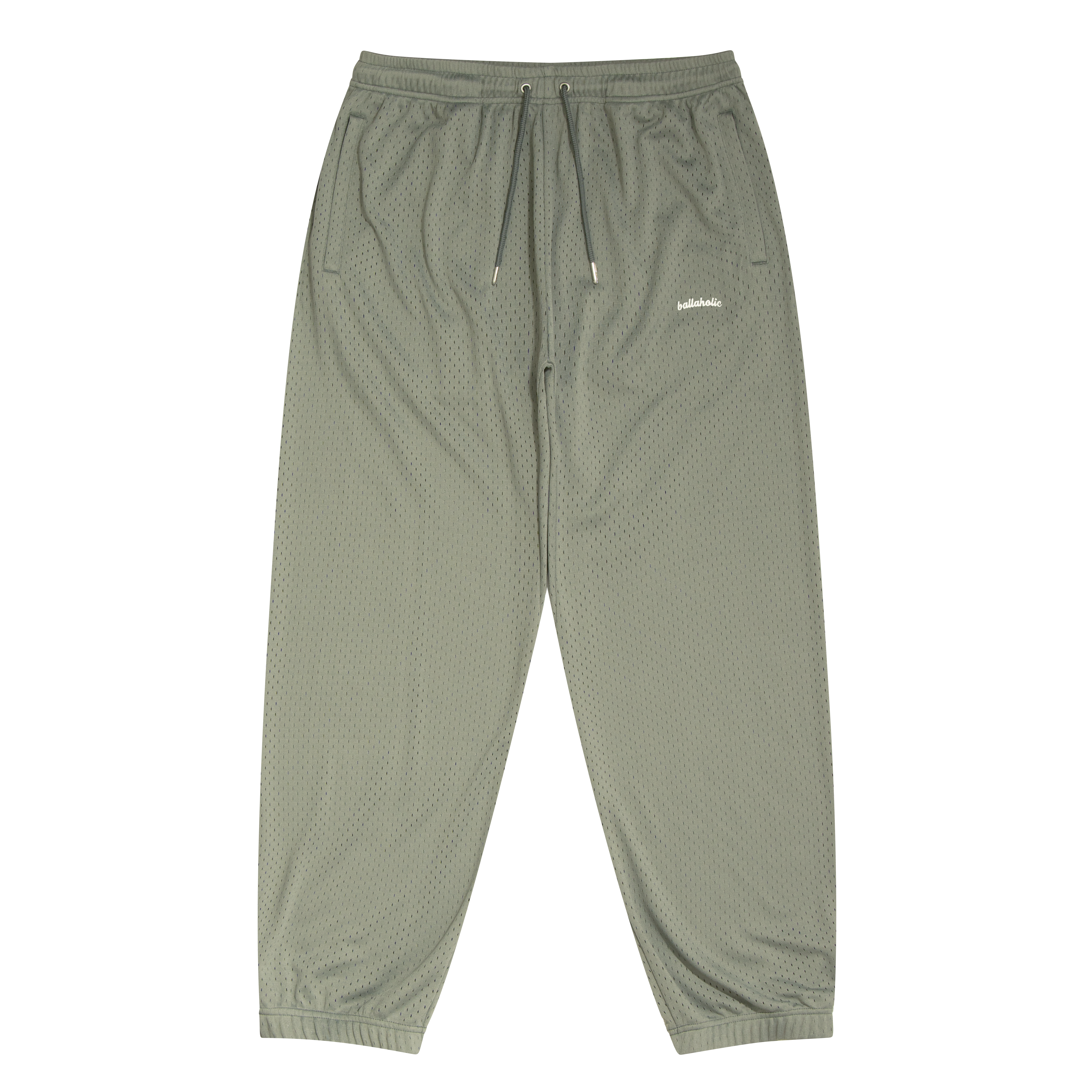ballaholic-logo-mesh-long-pants-hose-grau image 1