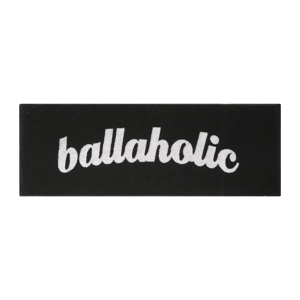 ballaholic-logo-sports-towel-handtuch-schwarz-wei image 1