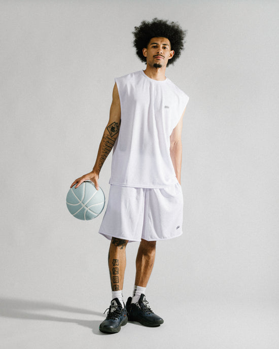 ballaholic-blhlc-no-sleeve-tops-white-black image 2
