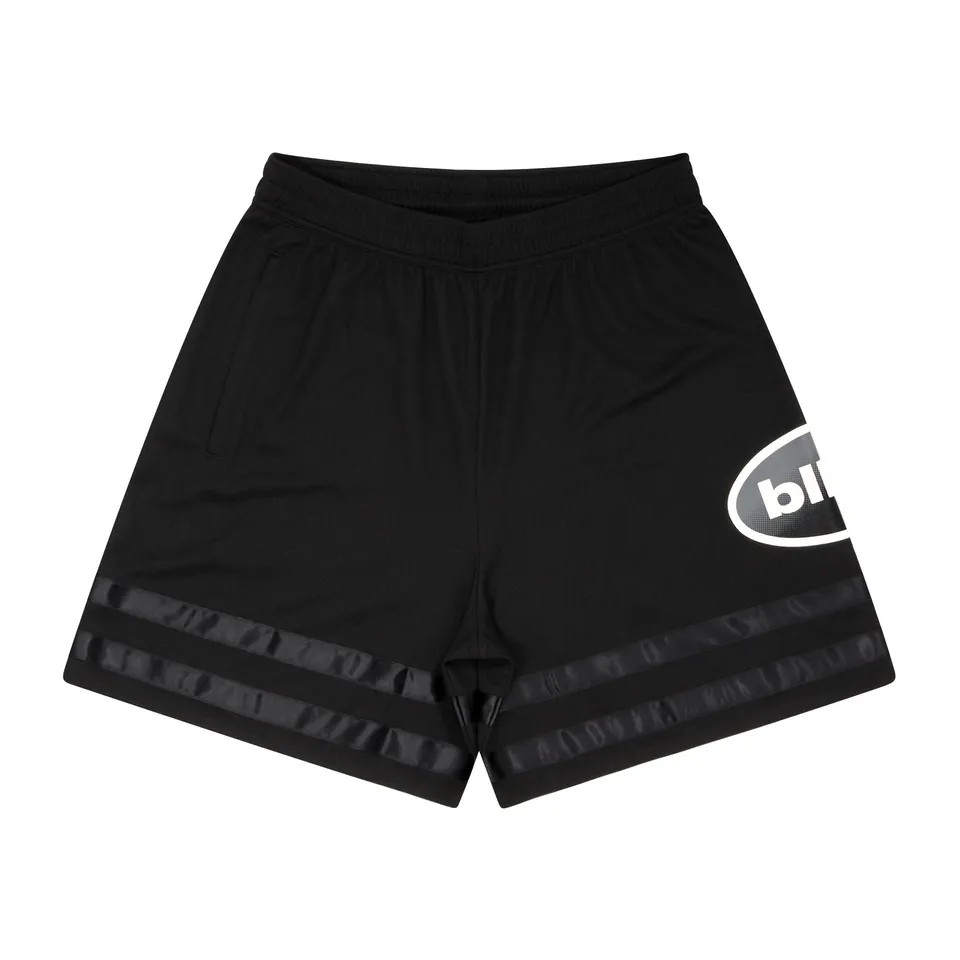 ballaholic-blhlc-oval-logo-zip-shorts-schwarz image 1