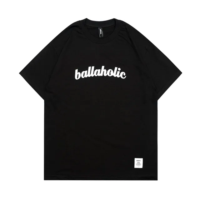 ballaholic-logo-tee-t-shirt-black image 1