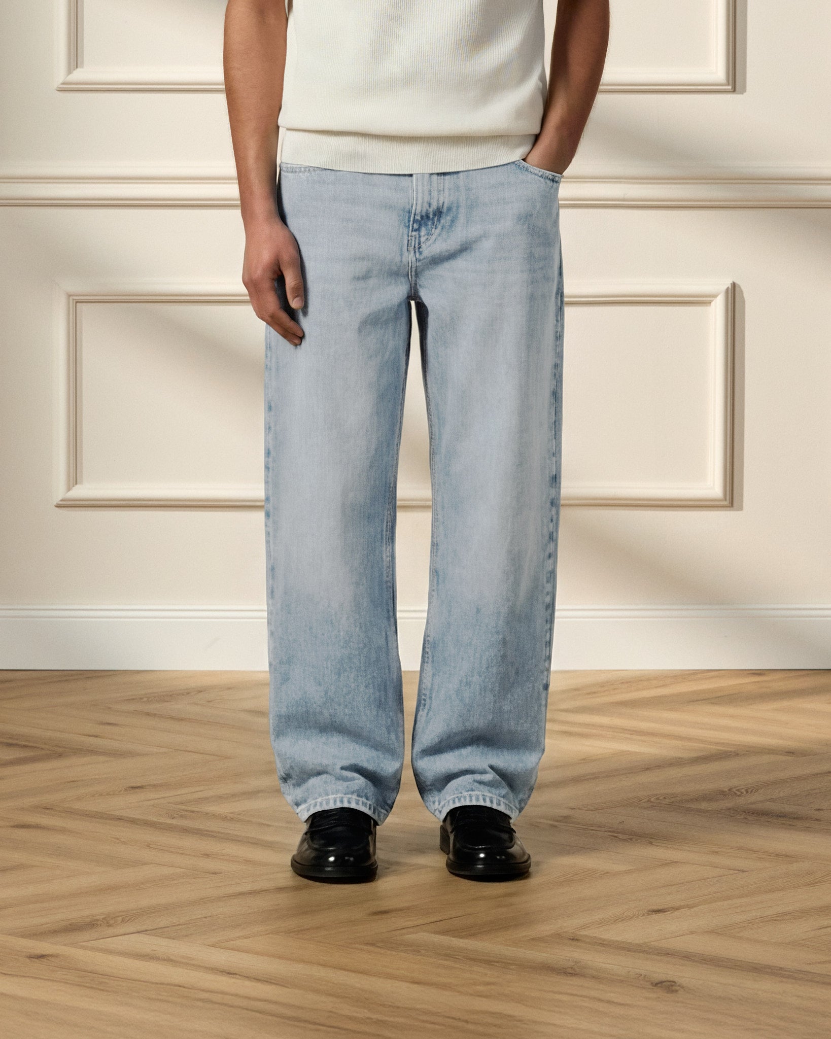 eightyfive-baggy-denim-baby-blue-100-baumwolle-jeans image 3