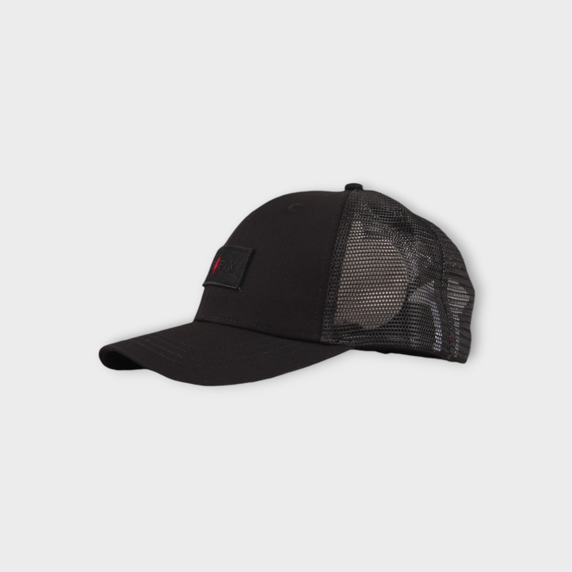 le-fix-lightning-trucker-cap-schwarz-bestickt image 4