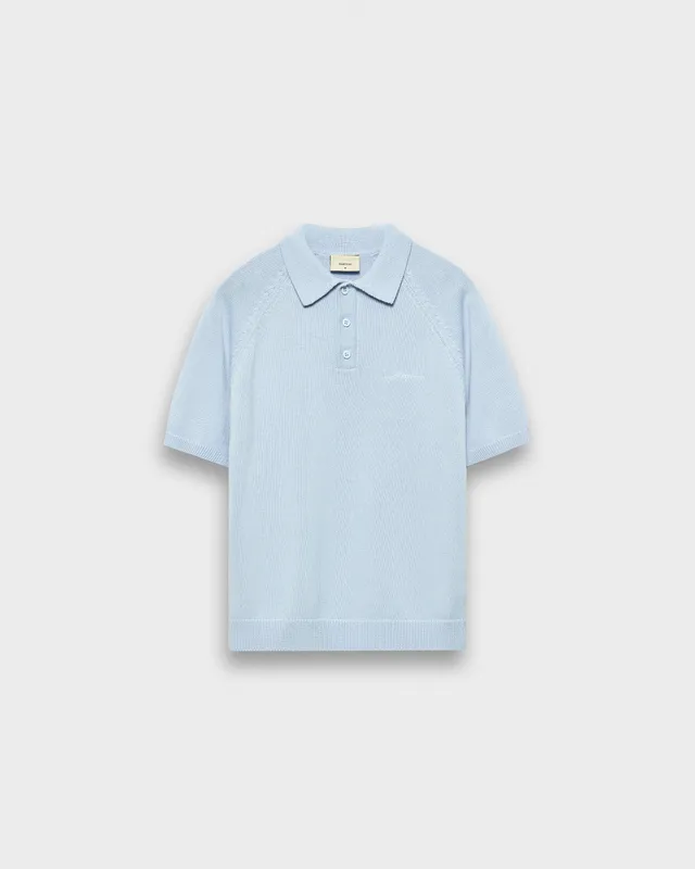 eightyfive-raglan-knit-poloshirt-baby-blue-baumwolle image 1