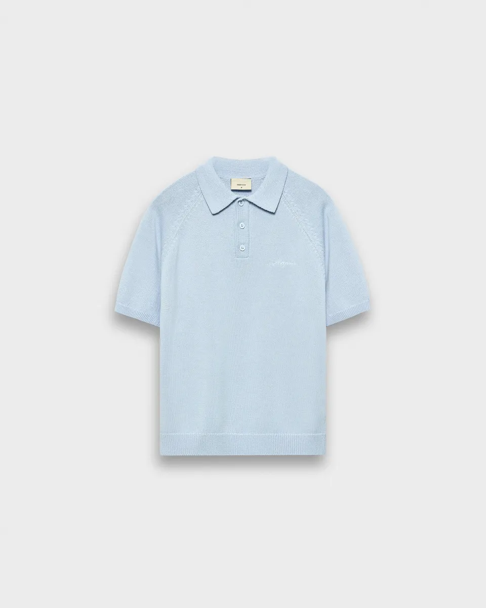 eightyfive-raglan-knit-poloshirt-baby-blue-baumwolle image 1
