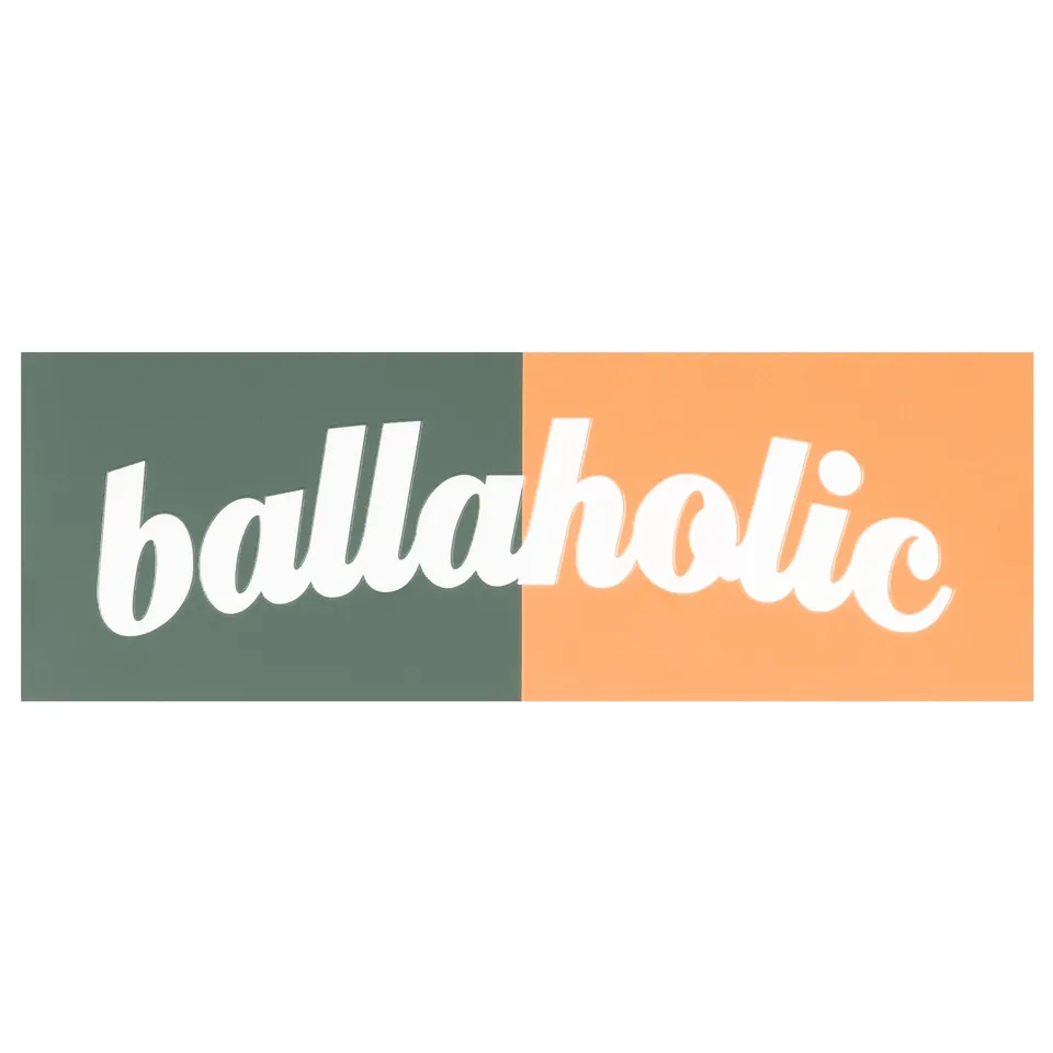 ballaholic-box-sticker-aufkleber-green-orange-logo image 1
