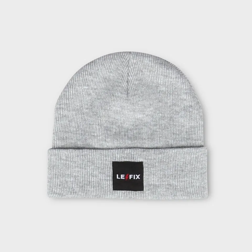 le-fix-lightning-hue-beanie-grau-acryl-winterm-tze image 1