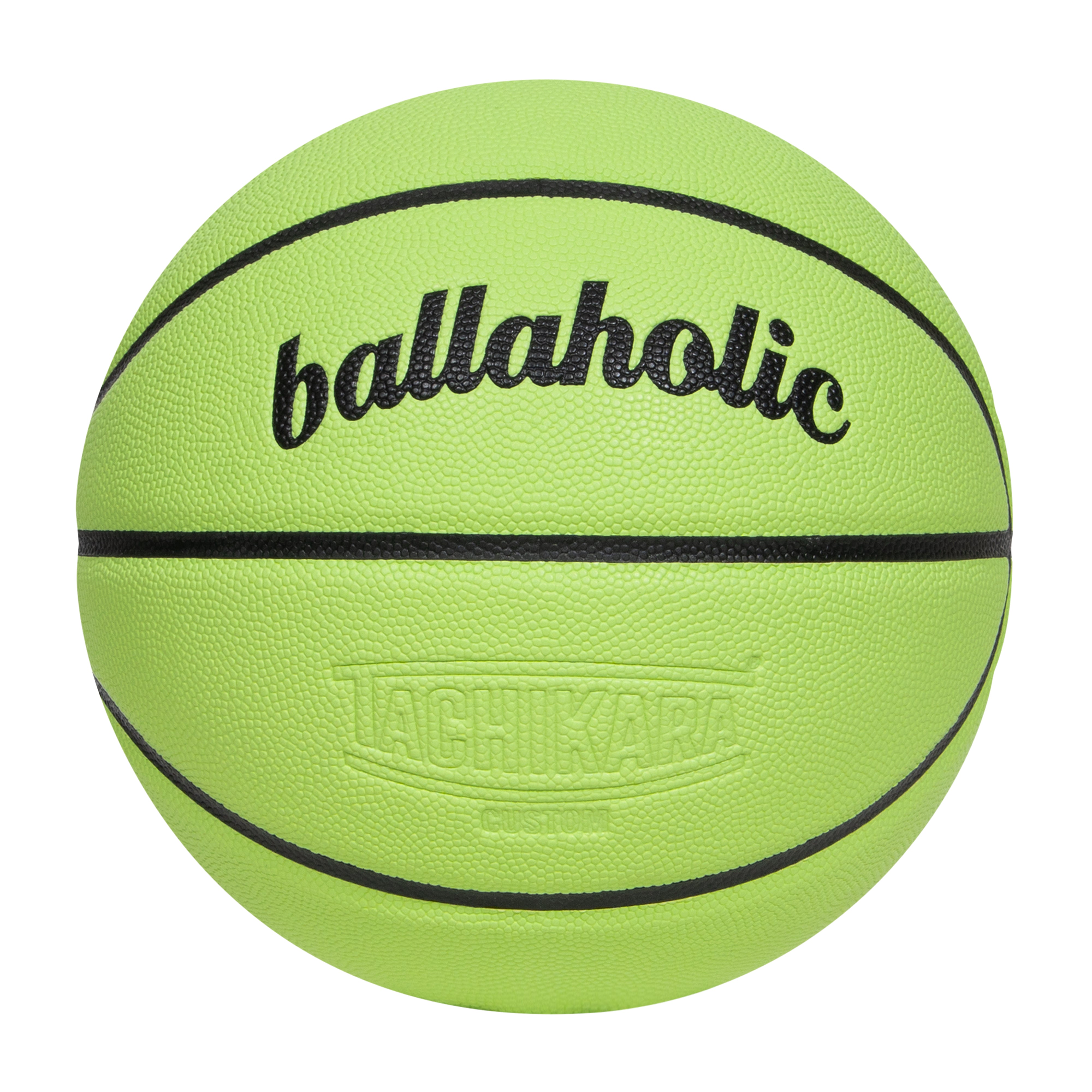 ballaholic-playground-basketball-x-tachikara-gr-7-pale-lime-black image 1