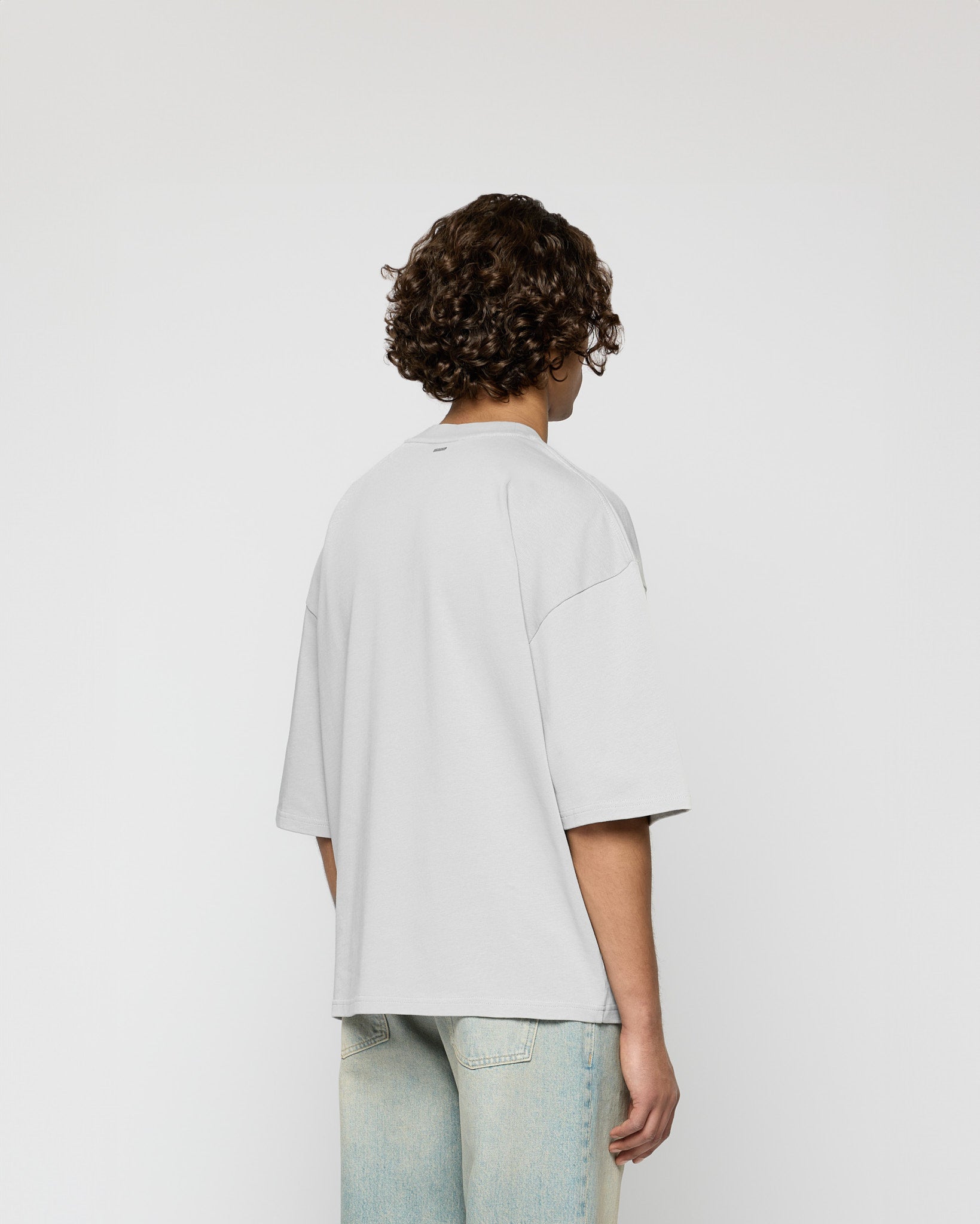 eightyfive-signature-heavy-cropped-t-shirt-light-grey image 4
