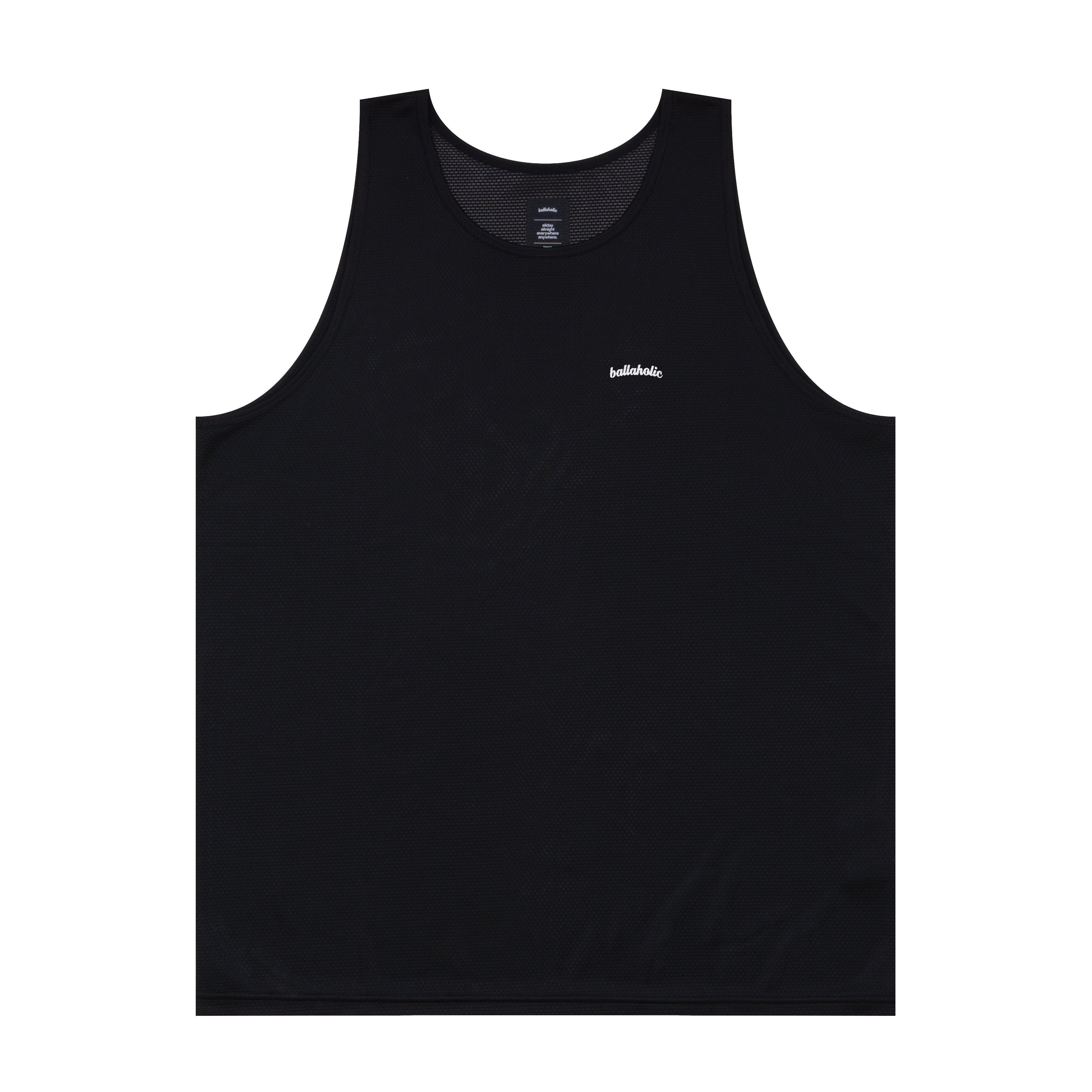 ballaholic-knit-mesh-logo-tank-top-schwarz-gr-l image 1