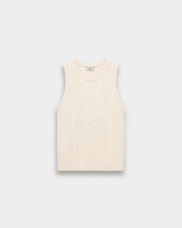 eightyfive-knitted-tank-top-off-white-zopfmuster-viskose image 1