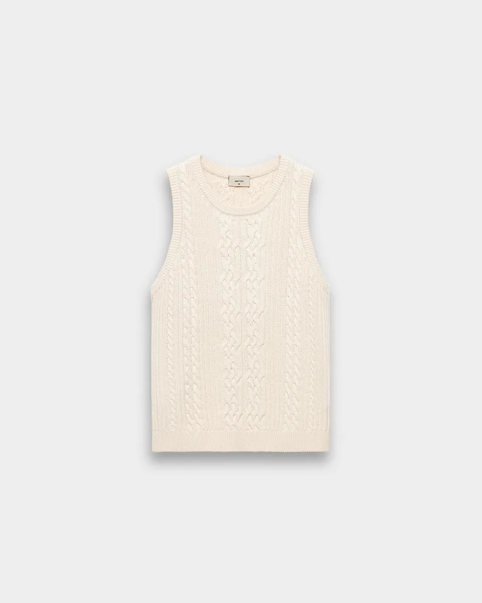 eightyfive-knitted-tank-top-off-white-zopfmuster-viskose image 1