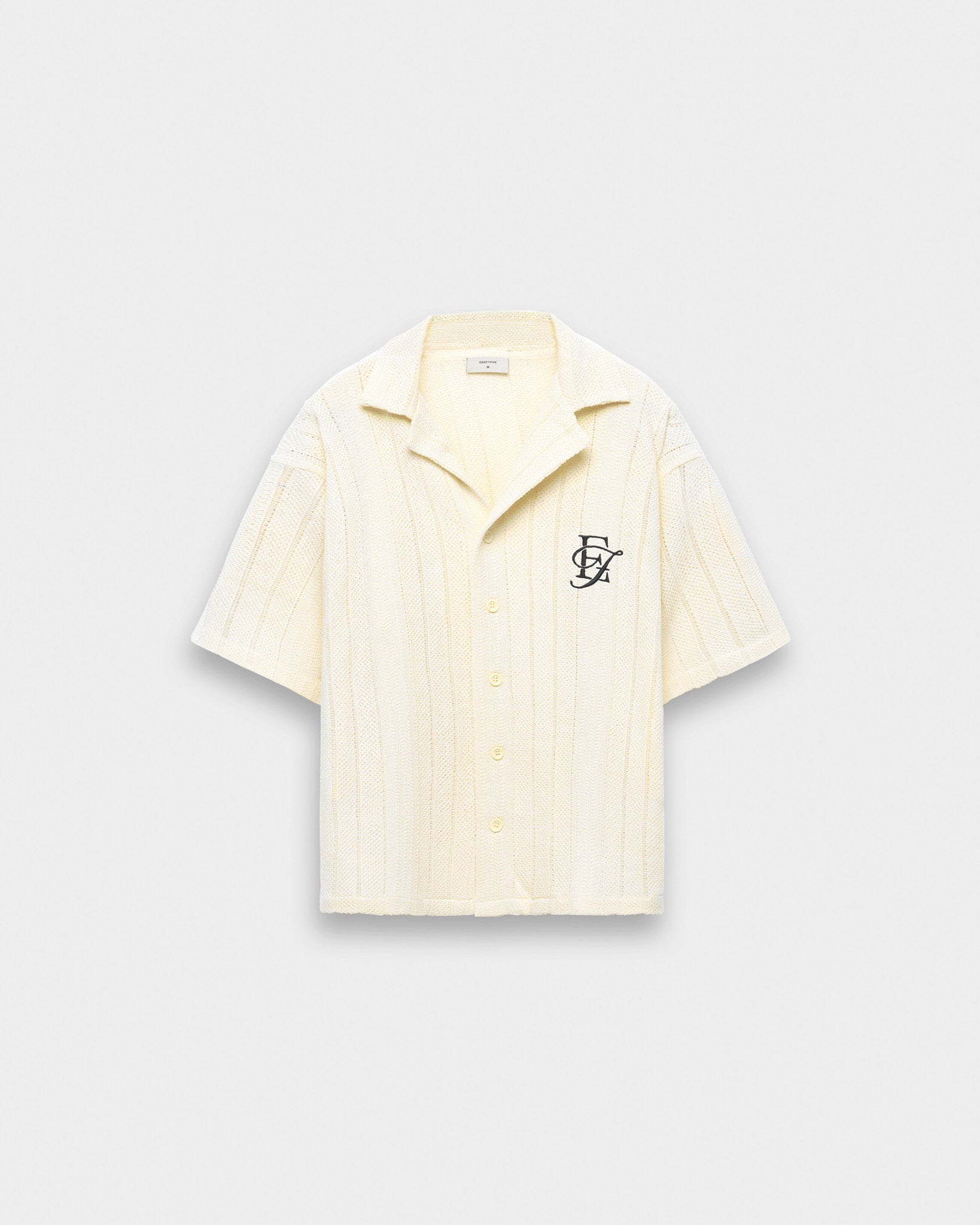 eightyfive-embroidered-oversized-knit-shirt-strickshirt-off-white image 1