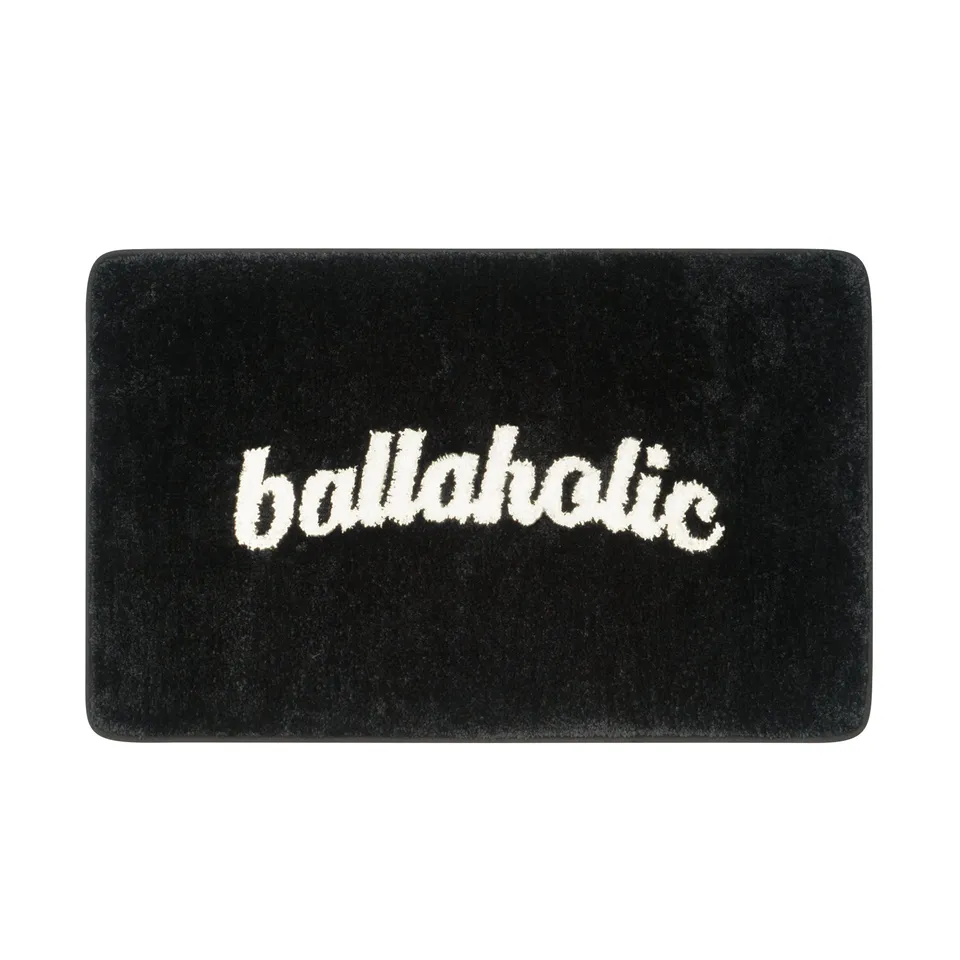 ballaholic-logo-rug-teppich-schwarz-wei image 1